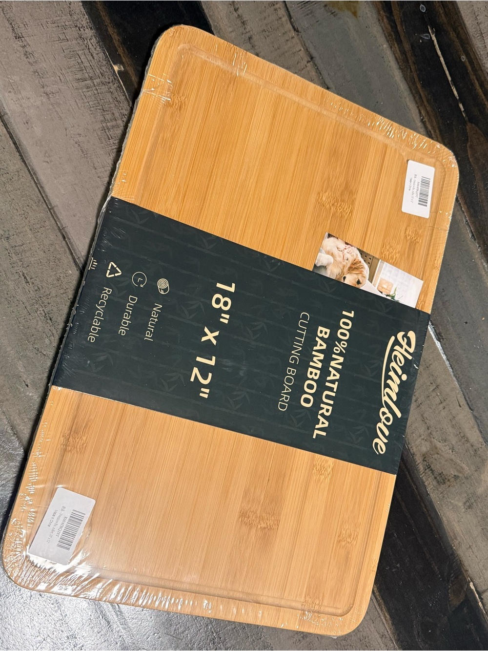 Natural Bamboo Cutting Board - Honey Brown